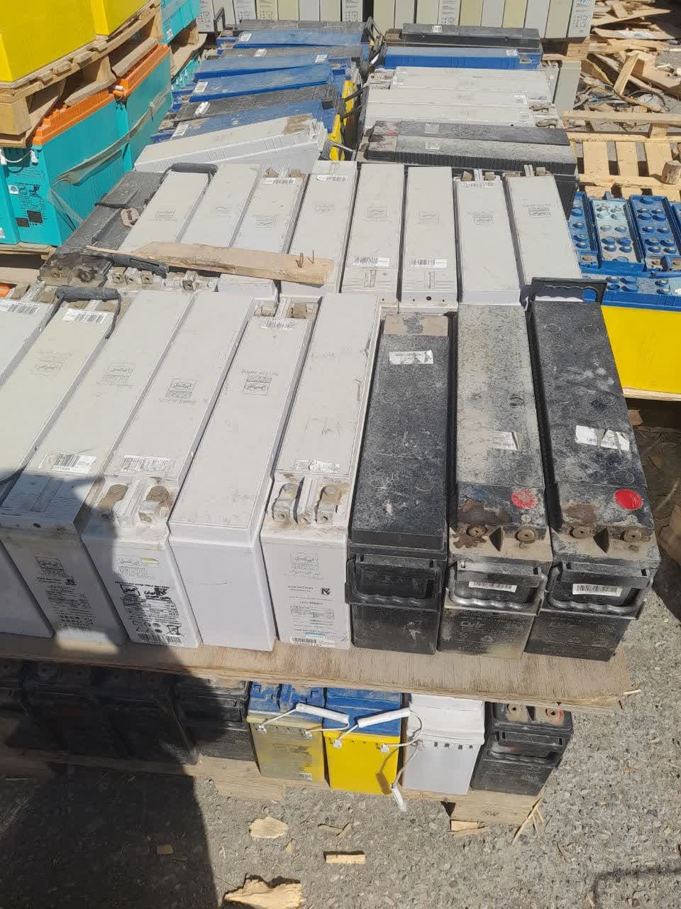 باتری ضایعاتی-تهاتر باطری ضایعاتی مخابراتی و ups با سرب
