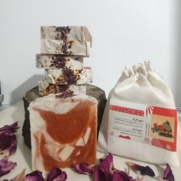 فروش عمده صابون گل انار و هسته انار